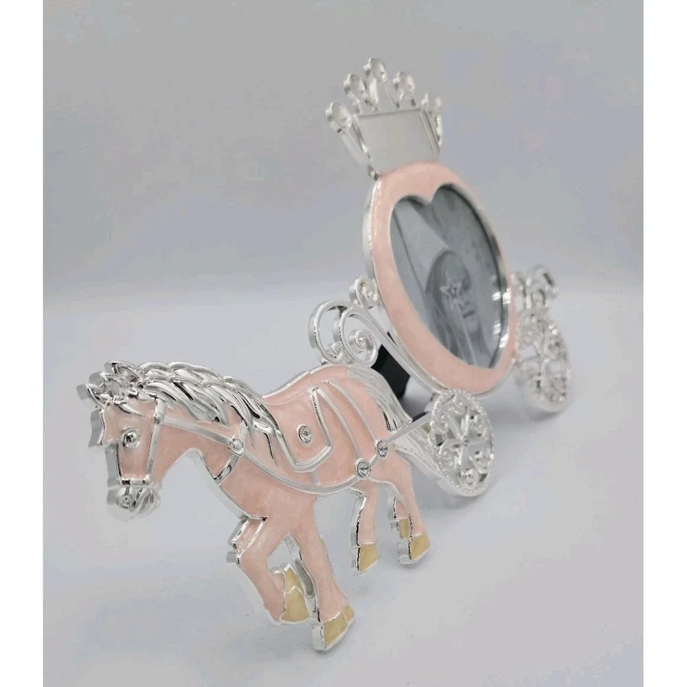 Things Remembered‎ Pink Princess  Carriage Photo Picture Frame